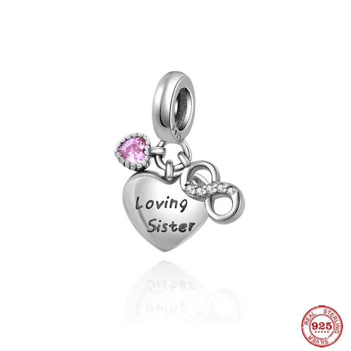New 925 Silver Family Charms For Baby