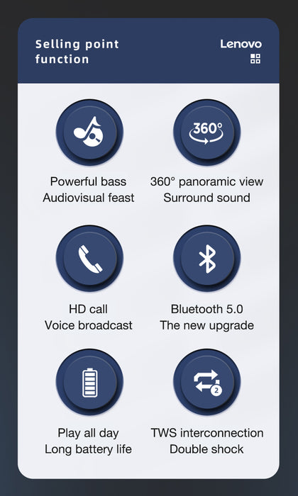 Lenovo K3 Portable Bluetooth Wireless Speaker