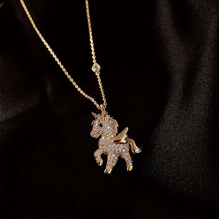 Cute Unicorn Necklace For Women