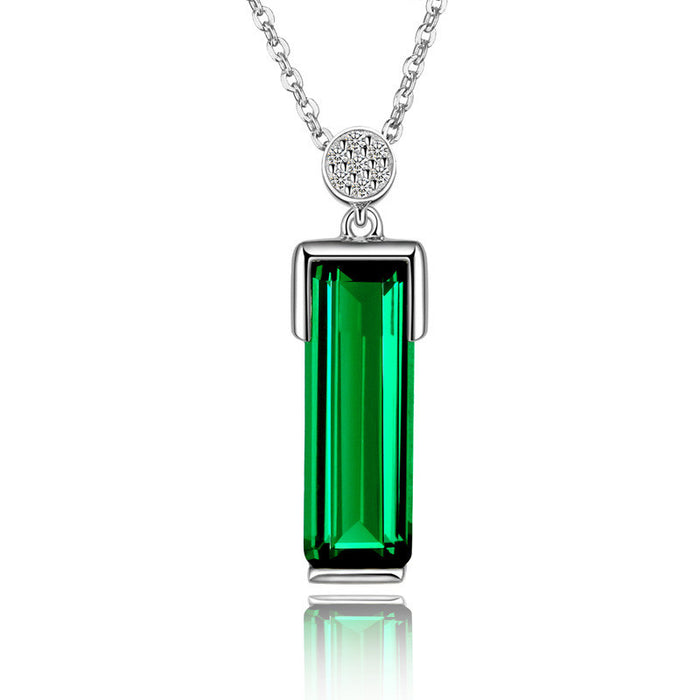 Fashion Square Crystal Necklace for Women