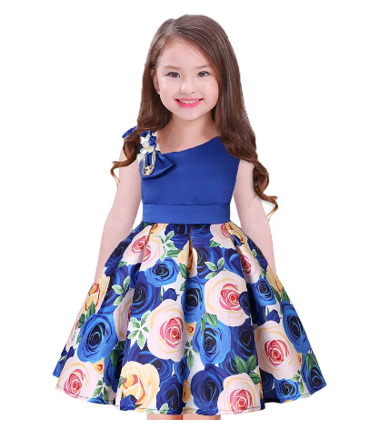Summer Kids Flower Dresses